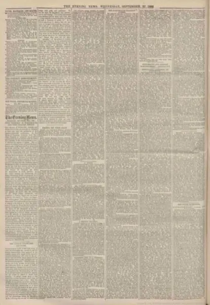 A page from the Portsmouth News, telling of the day that earth was broken at Eastney for the Engine Houses